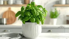 Wie man das Wachstum von Basilikum mit einem Hausmittel verbessern kann