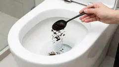 Geben Sie etwas Kaffeesatz in die Toilettenschüssel – und schon haben Sie das häufigste Problem gelöst.